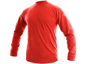 Tričko PETR, dlhý rukáv, červené