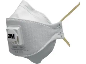 Filtračná polomaska ​​3M 9312, skladacia, výdychový ventilček
