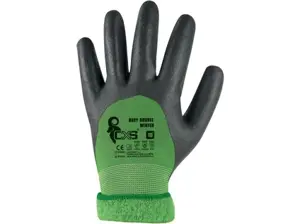 Rukavice CXS DOUBLE ROXY WINTER, zimné, máčané vo nitrile