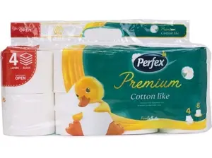 Toaletný papier, 4 vrstvový, 100% celulóza, 8ks v bal.