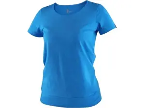 Dámske tričko s krátkym rukávom CXS EMILY azúrovo modré