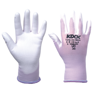 LOVELY LILAC rukavice nylon PU dlaň