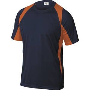 Tričko BALI, námornícka modrá-oranžová