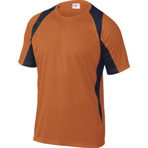 Tričko BALI, oranžová-modrá