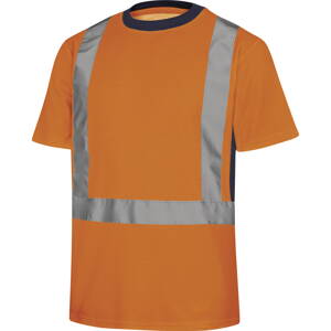 Tričko s krátkymi rukávmi NOVA,  fluorescenčno oranžová