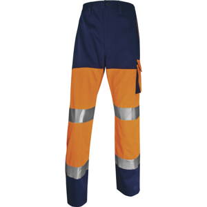 Reflexné nohavice PHPA2, fluorescenčno oranžovomodré