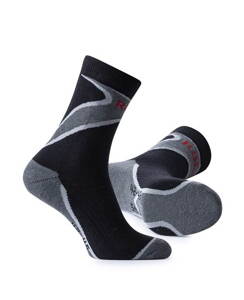 Vyššie ponožky ARDON® R8ED čierno-sivé