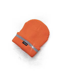 Zimná čiapka pletená + flísová podšívka hi-viz ARDON® SPARK oranžová