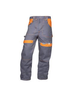 Predĺžené nohavice do pása ARDON® COOL TREND sivo-oranžové