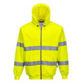 Mikina na zips Hi-Vis