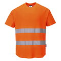 Bavlnené tričko Hi-Vis Comfort Mesh Insert S/S