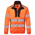 DX4 Hi-Vis mikina so zipsom
