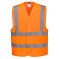ES1 Essential Hi-Vis vesta s pásmi a trakmi