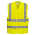 ES1 Essential Hi-Vis vesta s pásmi a trakmi