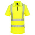 KX3 Športová Hi-Vis polokošeľa so zipsom S/S