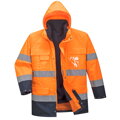 Hi-Vis 3 v 1 Contrast Lite vetrovka
