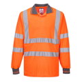 Polo-tričko Hi-Vis Contrast L/S