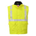 Nehorľavá antistatická vesta Bizflame Rain Hi-Vis