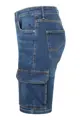 Bermudy z elastického denimu s viacerými vreckami