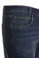 Stretch multi-pocket denim Bermuda shorts