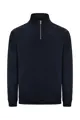 HERVEY - UNISEX MIKINA S POLOVIČNÝM ZIPOM