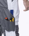 ARDON H5628 Predĺžené nohavice s náprsenkou ARDON® SUMMER biele
