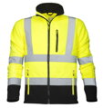 Mikina flísová hi-viz žltá