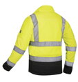 Mikina flísová hi-viz žltá