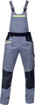 ARDON H6098 Nohavice s náprsenkou ARDON® 4Xstretch®  sivé