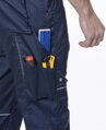 ARDON H6134 Nohavice s náprsenkou ARDON® SUMMER tmavomodré