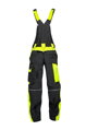 ARDON H6402 Nohavice s náprsenkou ARDON® NEON čierno-žlté