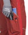 ARDON H6414 Nohavice s náprsenkou ARDON® URBAN červené - DOPREDAJ