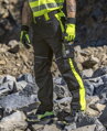 ARDON H6432 Nohavice do pása ARDON® NEON čierno-žlté skrátené
