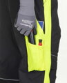 ARDON H6432 Nohavice do pása ARDON® NEON čierno-žlté skrátené