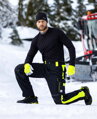 ARDON H6471 Nohavice do pása  NEON WINTER čierno-žlté
