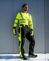 ARDON H6471 Nohavice do pása  NEON WINTER čierno-žlté