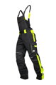 ARDON H6472 Nohavice s náprsenkou ARDON® NEON WINTER čierno-žlté