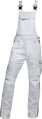 ARDON H6489 Skrátené nohavice s náprsenkou ARDON® URBAN+ biele