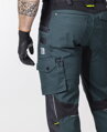 ARDON H6616 Nohavice s náprsenkou ARDON®4Xstretch® zelené