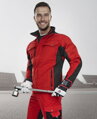 ARDON H9510 Pánska softshellová bunda ARDON® PRE100 červeno-čierna