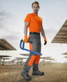 ARDON H9601 Nohavice do pása ARDON® 2STRONG 02 sivo-oranžové