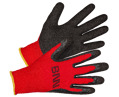 MANOS Gloves black/red (12 pcs)