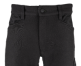 REFLECTOS Trousers black/yellow