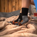 MERINO TREK Sock black/grey