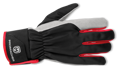 CARPOS VELCRO Gloves grey/red
