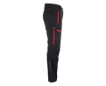 FORCE Trousers black/red