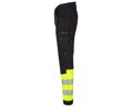 REFLECTOS Trousers black/yellow
