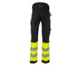 REFLECTOS Trousers black/yellow