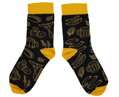 BENNONKY Beer Socks black/yellow