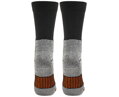 MERINO TREK Sock black/grey